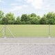 Vidaxl gelast draadhek met betonnen voetstuk 25 x 0,5 m zilver mesh