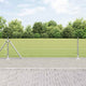 Vidaxl gelast draadhek met betonnen voetstuk 25 x 0,5 m zilver mesh