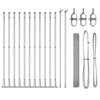 Vidaxl afrasteringspaal zilver 25 x 1 m (12 x 12 mm gaas) staal