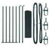 Vidaxl afrasteringspaal groen 10 x 0,6 m (25 x 25 mm gaas)