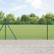 Vidaxl gelast draadhek met betonnen voetstuk 10 x 0,8 m groen mesh