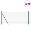 Vidaxl afrasteringspaal groen 10 x 1 m (19 x 19 mm mesh) staal