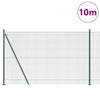Vidaxl afrasteringspaal groen 10 x 1,4 m (12 x 12 mm gaas)