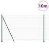 Vidaxl afrasteringspaal groen 10 x 1,6 m (25 x 25 mm gaas)