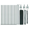 Vidaxl afrasteringspaal groen 25 x 0,6 m (25 x 25 mm gaas)