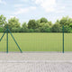 Vidaxl gelast draadhek met betonnen voetstuk 25 x 0,8 m groen mesh