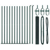 Vidaxl afrasteringspaal groen 25 x 0,8 m (19 x 19 mm gaas)