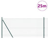 Vidaxl afrasteringspaal groen 25 x 1 m (19 x 19 mm gaas) staal
