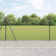 Vidaxl gelast draadhek met betonnen voetstuk 10 x 1,2 m grijs mesh