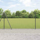 Vidaxl gelast draadhek met betonnen voetstuk 10 x 1,2 m grijs mesh