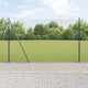Vidaxl gelast draadhek met betonnen voetstuk 10 x 1,4 m grijs mesh