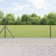 Vidaxl gelast draadhek met betonnen voetstuk 25 x 0,4 m grijs mesh