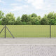 Vidaxl gelast draadhek met betonnen voetstuk 25 x 0,5 m grijs mesh