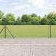 Vidaxl gelast draadhek met betonnen voetstuk 25 x 0,5 m grijs mesh