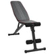 Vidaxl gewichtbank zwart 131 x 41 x 110 cm gepoedercoat staal