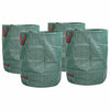 Vidaxl tuinafvalzakken 4 pcs groen 66 x 66 x 83,5 cm polypropyleen