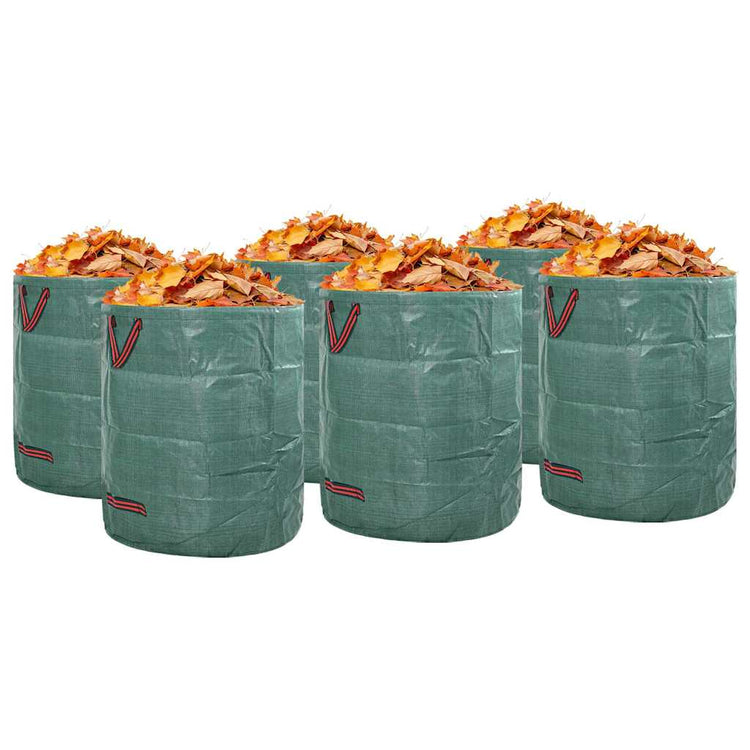 Vidaxl tuinafvalzakken 12 st 120 l groen polypropyleen 45 x 45 x 76 cm