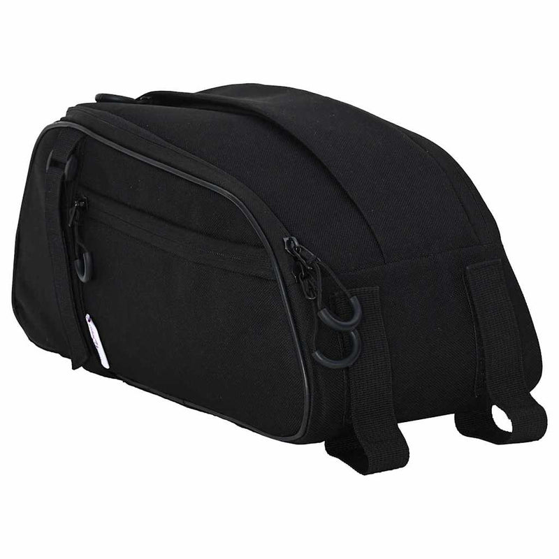 Vidaxl fietstas zwart 38 x 16 x 16 cm polyester