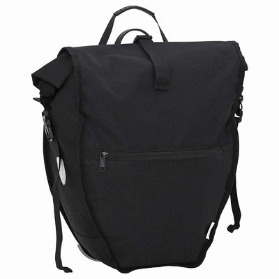 Vidaxl fietstas zwart 32,5 x 17 x 57 cm polyester