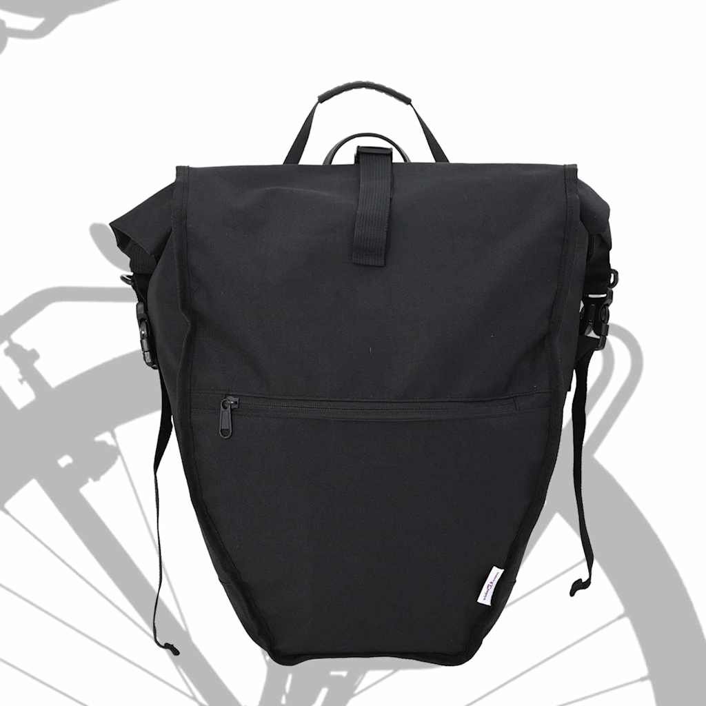 Vidaxl fietstas zwart 32,5 x 17 x 57 cm polyester