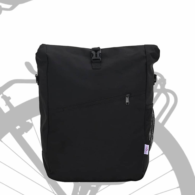 Vidaxl fietstas zwart 33 x 16 x 60 cm polyester