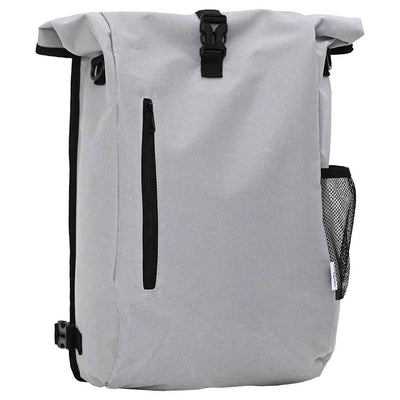 Vidaxl fietstas grijs 31 x 13 x 58 cm polyester