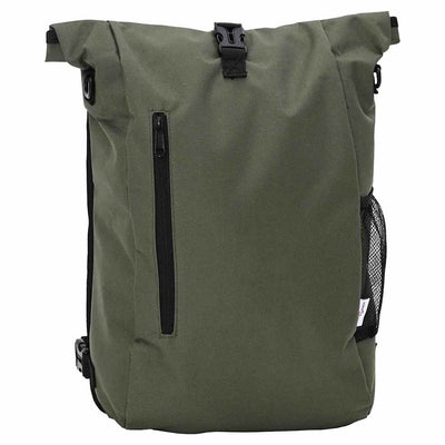 Vidaxl fietstas olijfgroen 31 x 13 x 58 cm polyester