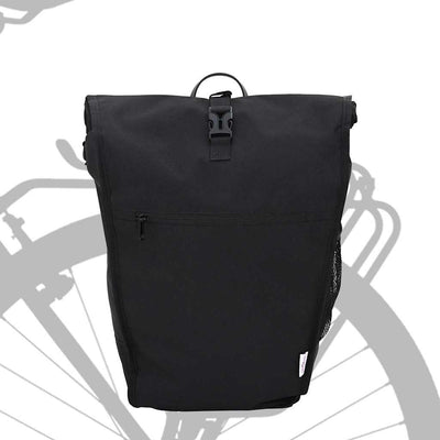 Vidaxl fietstas zwart 34 x 16 x 59 cm polyester