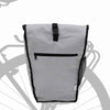 Vidaxl fietstas grijs 34 x 16 x 59 cm polyester