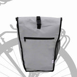 Vidaxl fietstas grijs 34 x 16 x 59 cm polyester - afbeelding 2