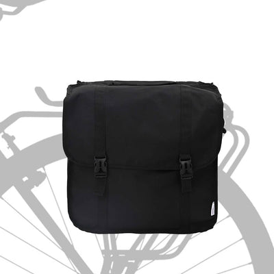 Vidaxl fietstas zwart 40 x 18,5 x 35 cm polyester