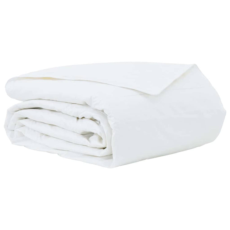 Vidaxl zomer dekbed 240 x 220 cm zomer veren wit ademend