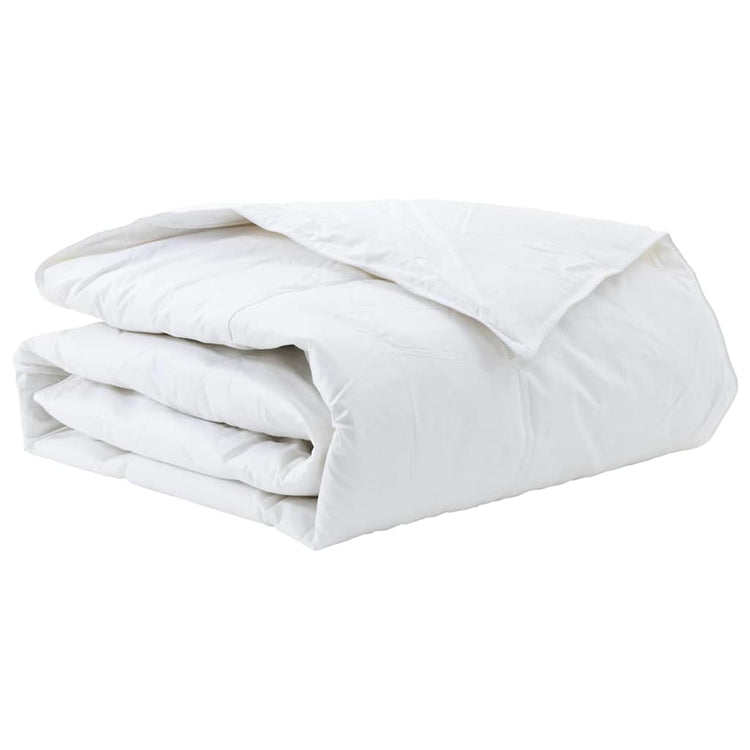 Vidaxl winter dekbed 140 x 220 cm winter veren wit ademend