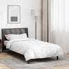 Vidaxl 2-in-1 dekbed wit 135 x 200 cm veren