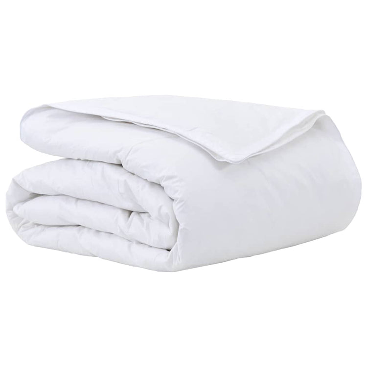 Vidaxl 2-in-1 dekbed wit 140 x 200 cm veren