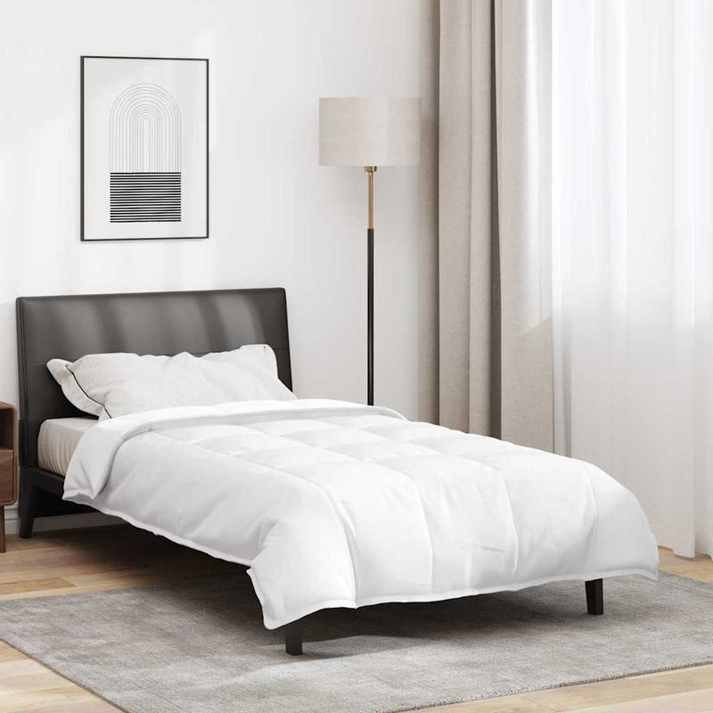Vidaxl 2-in-1 dekbed wit 155 x 220 cm veren