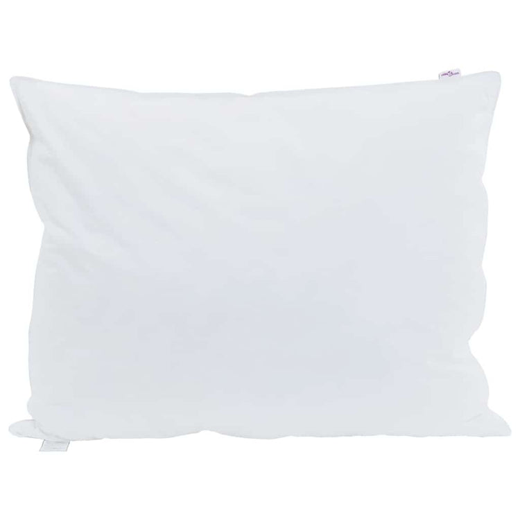 Vidaxl hoofdkussen met kussen wit 50 x 70 cm veren