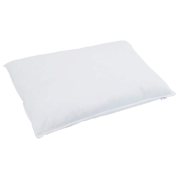 Vidaxl hoofdkussen met kussen wit 50 x 75 cm veren