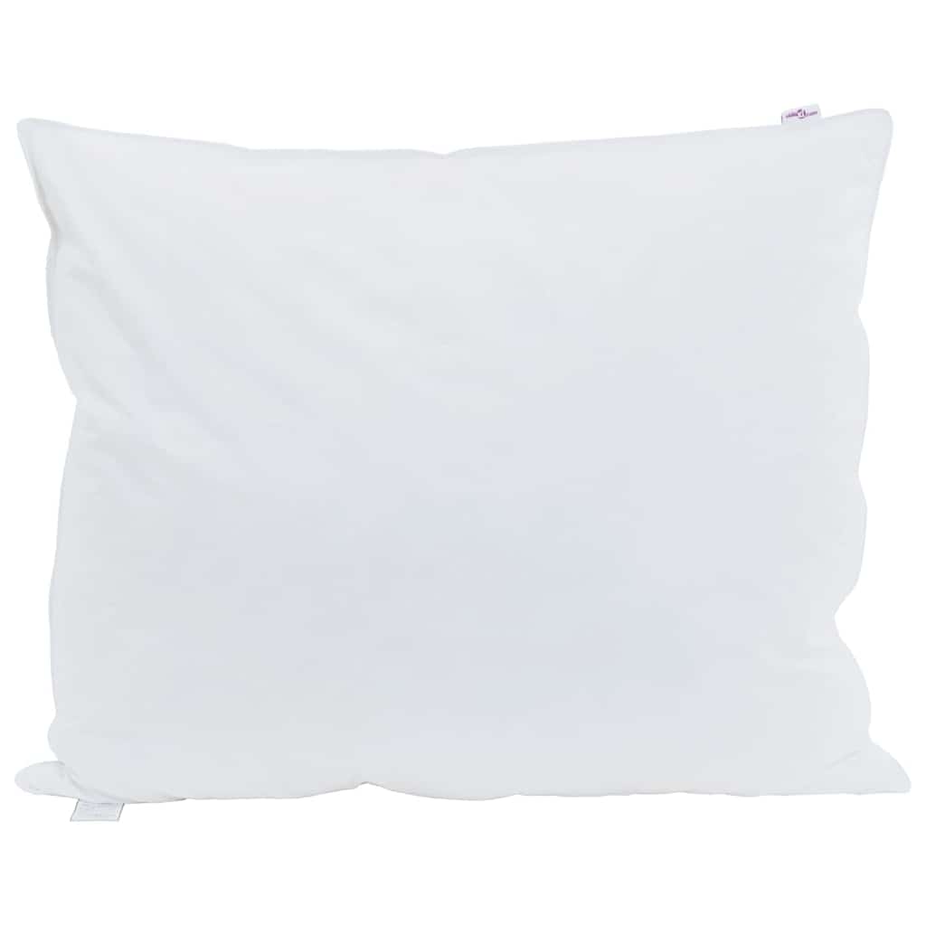 Vidaxl hoofdkussen met kussen wit 60 x 70 cm veren