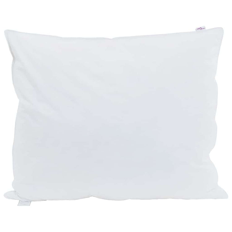Vidaxl hoofdkussen met kussen wit 60 x 70 cm veren