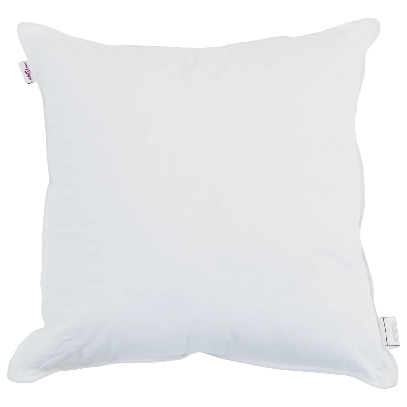 Vidaxl hoofdkussen met kussen 2 pcs wit 40 x 40 cm katoen
