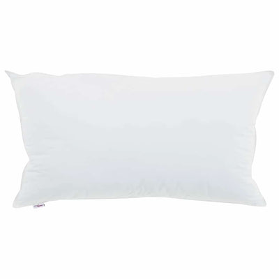 Vidaxl hoofdkussen met kussen 2 pcs wit 40 x 80 cm katoen