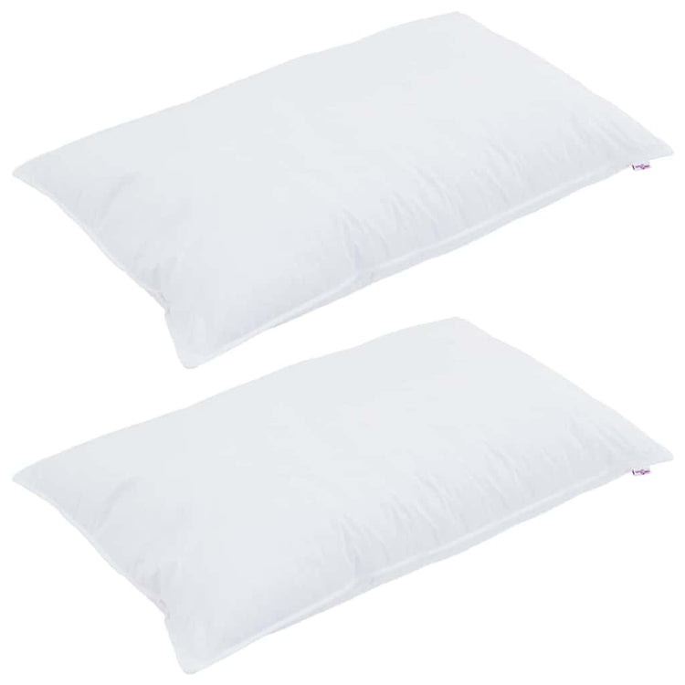 Vidaxl hoofdkussen 2 st 40 x 80 cm katoen wit