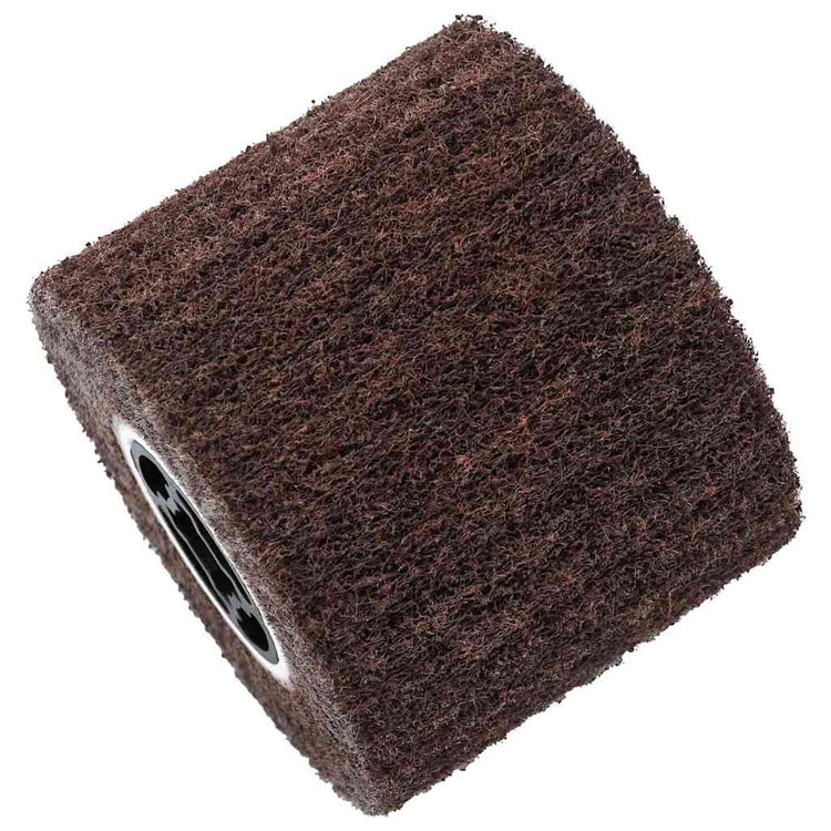 Vidaxl schuurrollen 3 st bruin 12 x 12 x 10 cm synthetische vezel