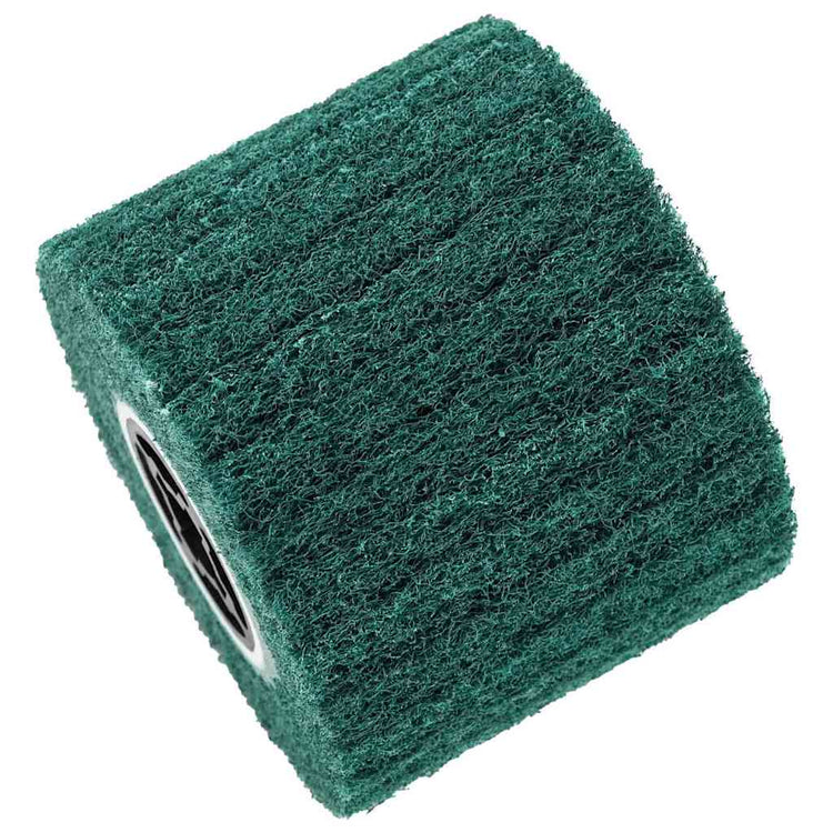 Vidaxl schuurrollen 3 st groen 12 x 12 x 10 cm synthetische vezel