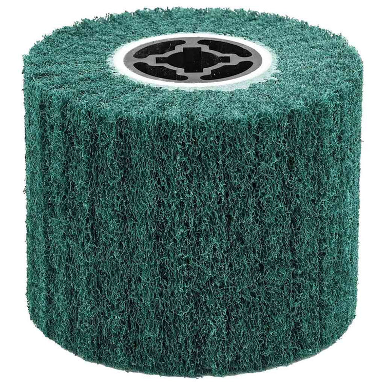 Vidaxl schuurrollen 3 st groen 12 x 12 x 10 cm synthetische vezel