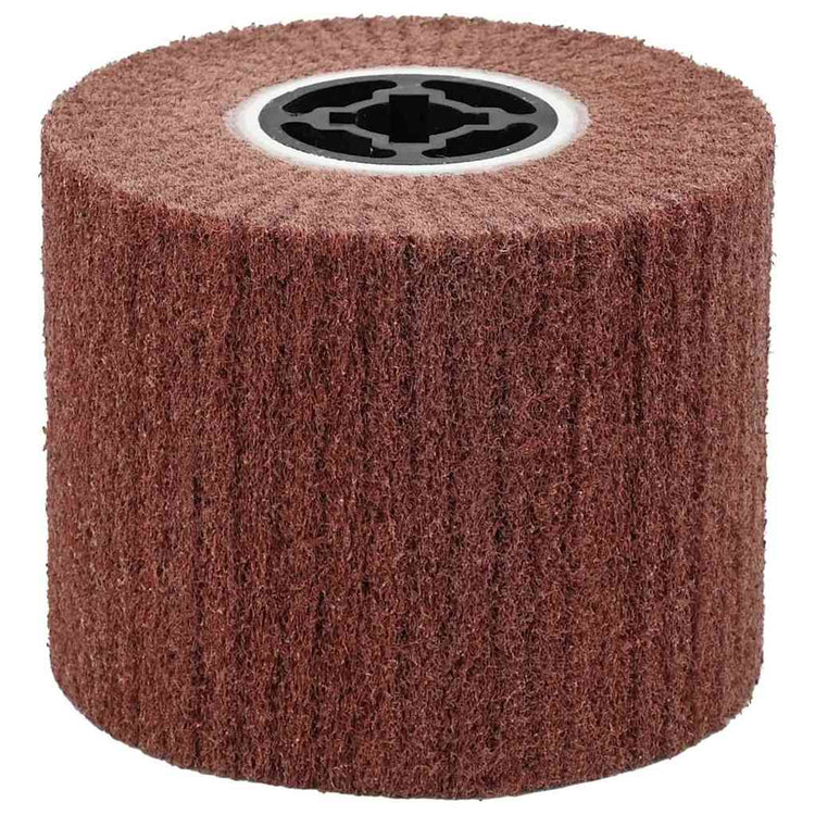 Vidaxl schuurrollen 3 st bruin 12 x 12 x 10 cm synthetische vezel