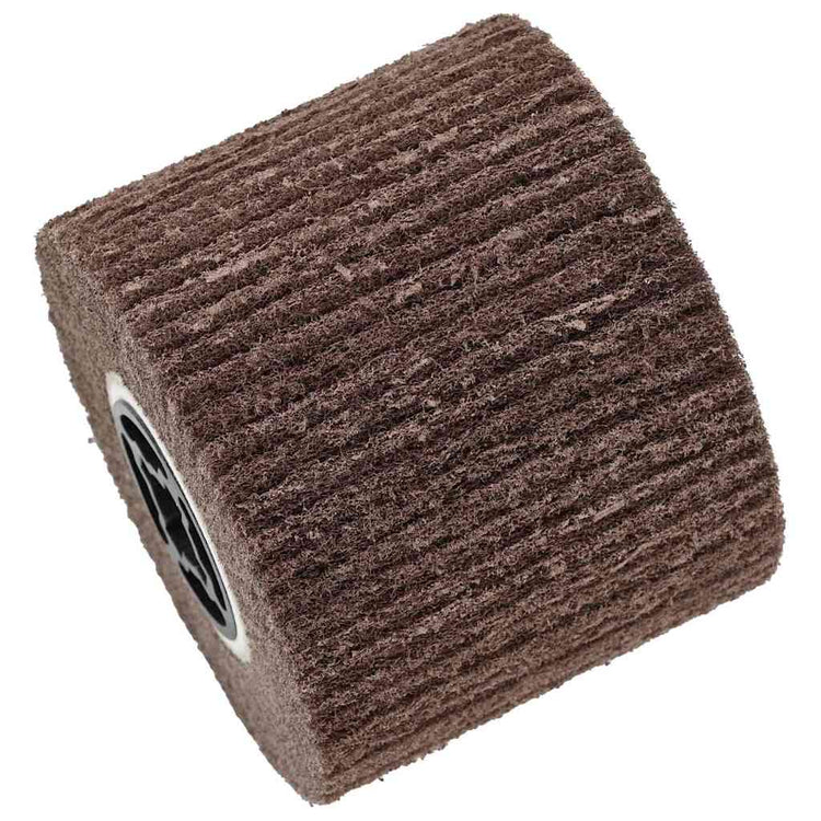 Vidaxl schuurrollen 3 st bruin 12 x 12 x 10 cm synthetische vezel