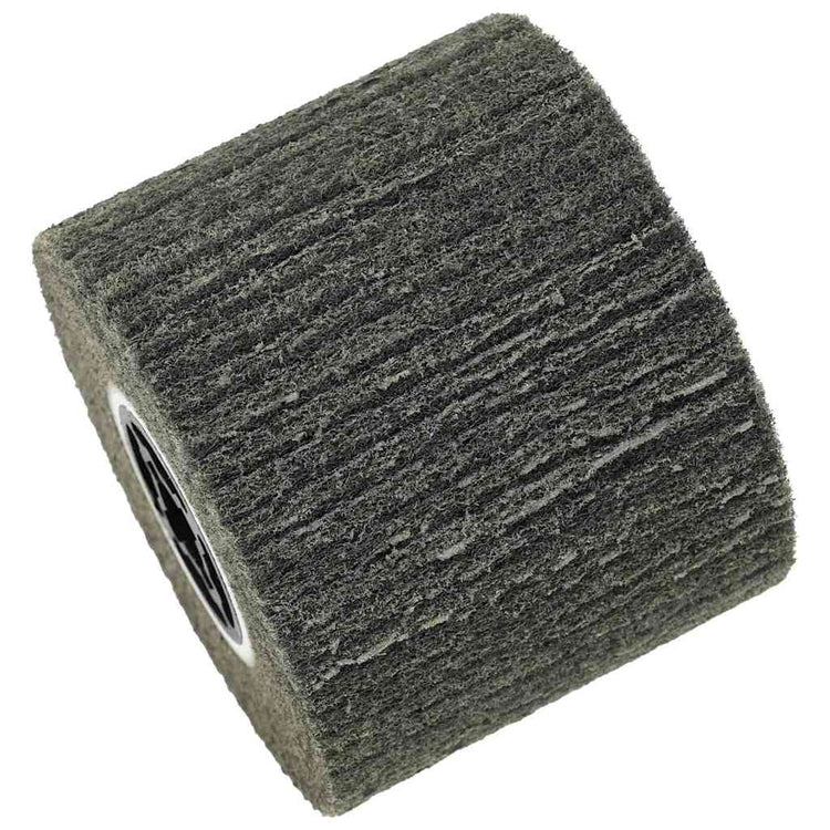 Vidaxl schuurrollen 3 st zwart 12 x 12 x 10 cm synthetische vezel