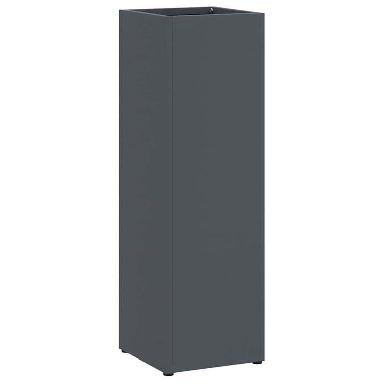Vidaxl regen paraplu standaard antraciet 15,5 x 15,5 x 49 cm staal